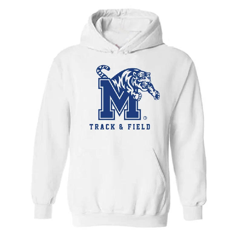 Memphis - NCAA Women's Track & Field : Mi'Asia Bergmann - Classic Shersey Hooded Sweatshirt Hoodie with Cuffed Sleeves Snug Secure Memphis - NCAA Women's Track & Field : Mi'Asia Bergmann - Classic Shersey Hooded Sweatshirt Hoodie with Cuffed Sleeves Snug Secure