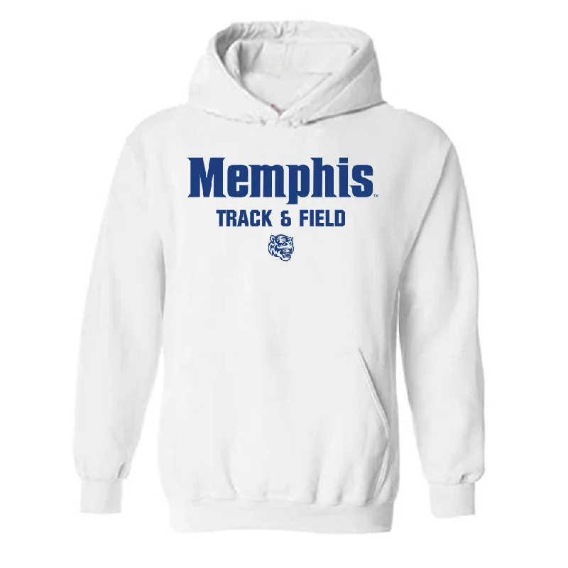 Memphis - NCAA Women's Track & Field : Mi'Asia Bergmann - Classic Fashion Shersey Hooded Sweatshirt Hoodie with Elastic Cuffs Stretchable Comfortable Memphis - NCAA Women's Track & Field : Mi'Asia Bergmann - Classic Fashion Shersey Hooded Sweatshirt Hoodie with Elastic Cuffs Stretchable Comfortable