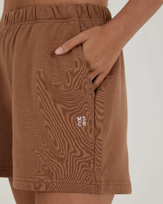 LEISURE SHORTS - MOCHA