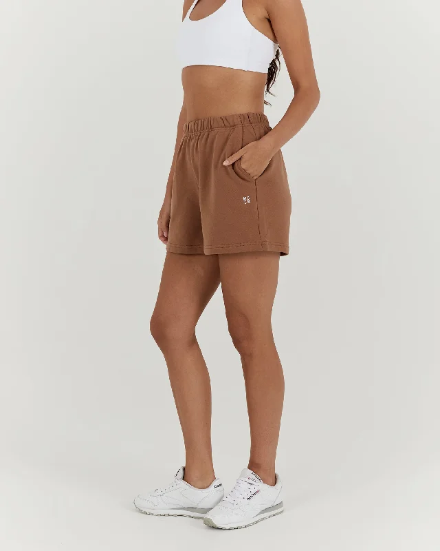 LEISURE SHORTS - MOCHA