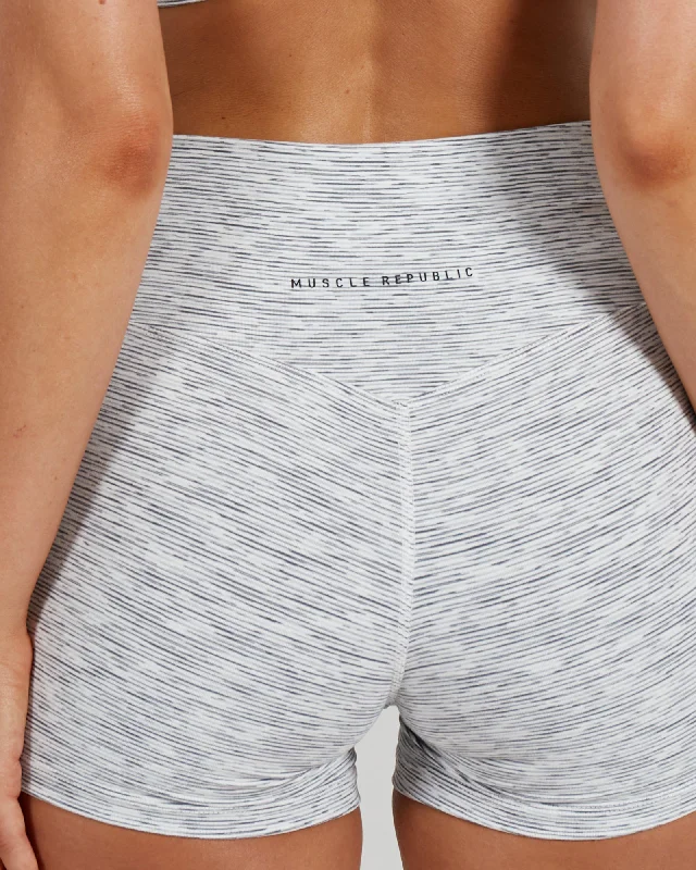 LUXE MINI SHORTS - ARCTIC GREY