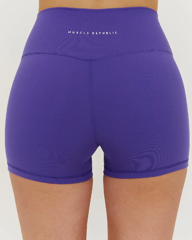 LUXE MINI SHORTS - INDIGO