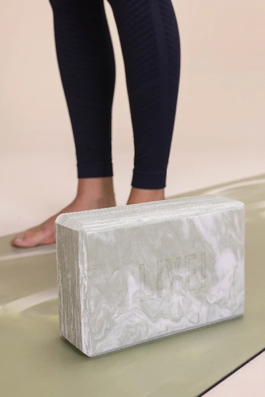 Marble Yoga Block