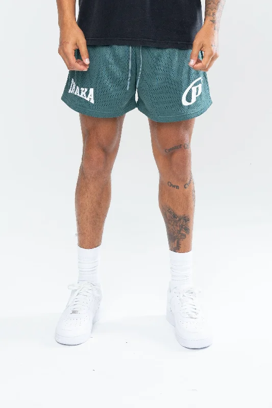 PSTAR MESH SHORTS - EMERALD