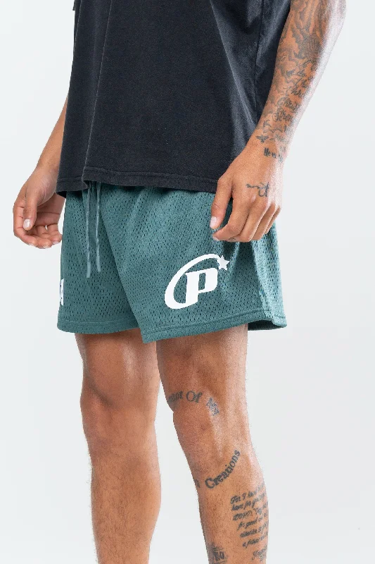 PSTAR MESH SHORTS - EMERALD