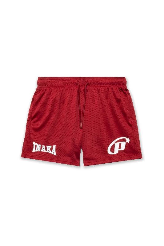 PSTAR MESH SHORTS - CRIMSON