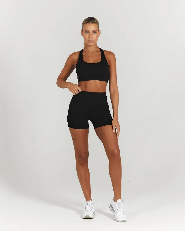 MOTION SHORTS 4"" - BLACK