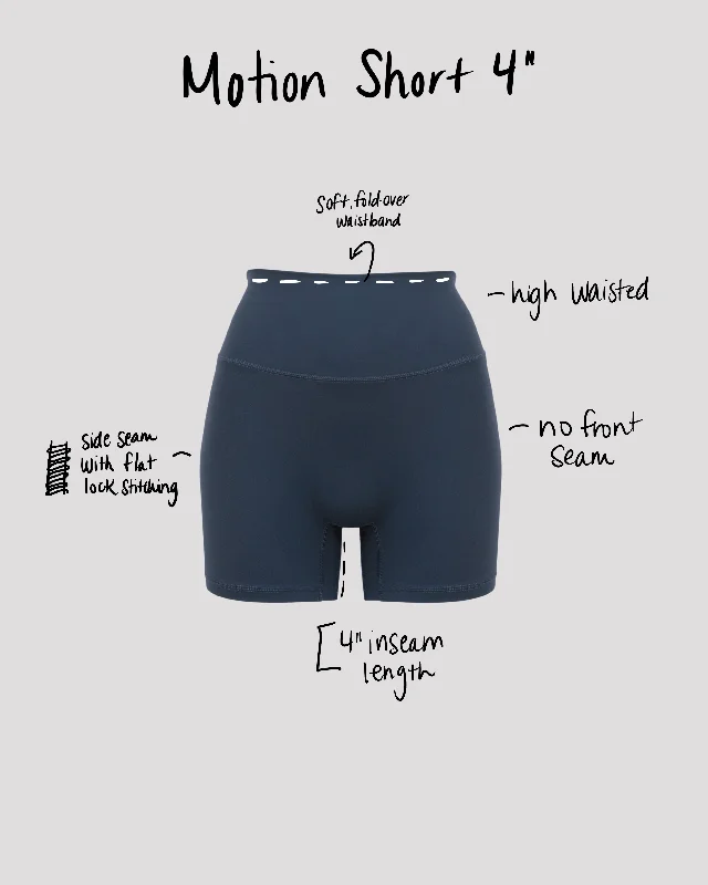 MOTION SHORTS 4"" - STORM