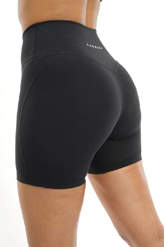 Carnage Premium V-Taper Biker Short - Black