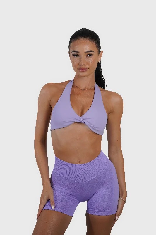 RECOIL SCRUNCH SHORTS - LAVENDER