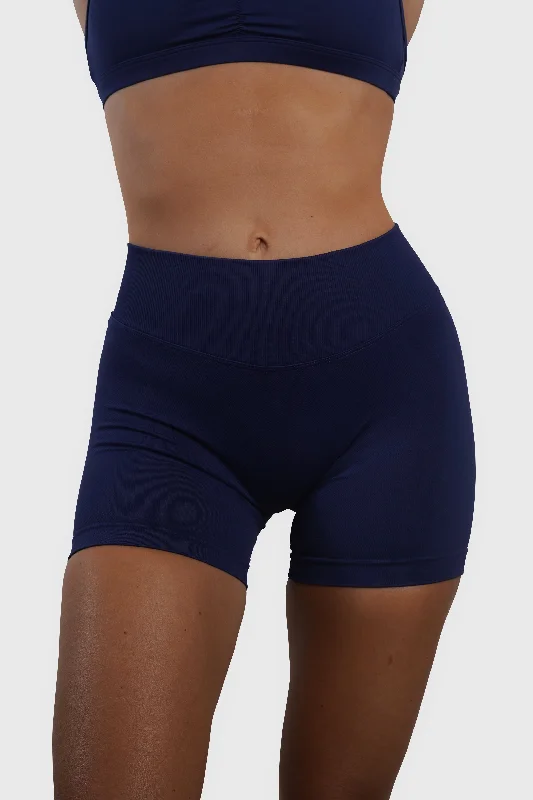 RECOIL SCRUNCH SHORTS - NAVY