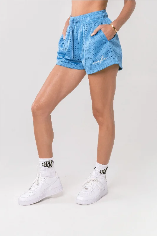 WOMEN'S BASIC SHORTS - FRENCH BLUE