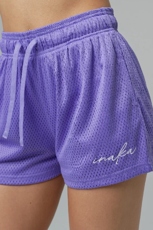 WOMEN'S BASIC SHORTS - LAVENDER