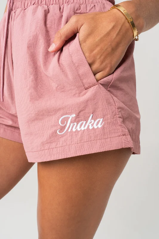 WOMEN'S NYLON SHORTS - PINKBERRY