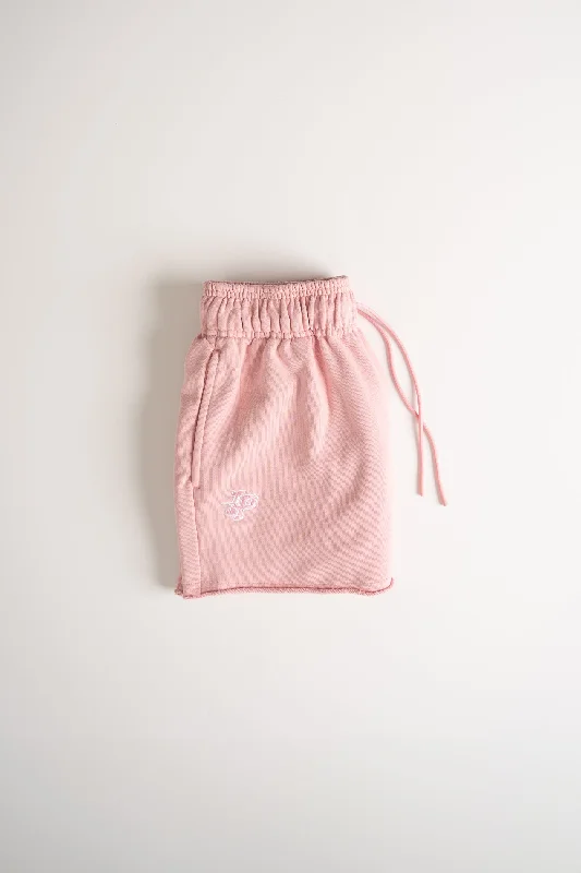 WOMEN'S FLEECE SHORTS - PINK