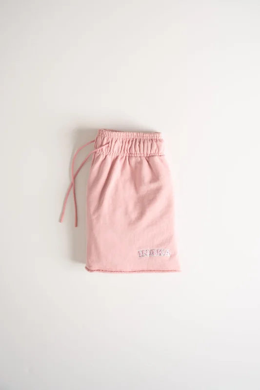 WOMEN'S FLEECE SHORTS - PINK