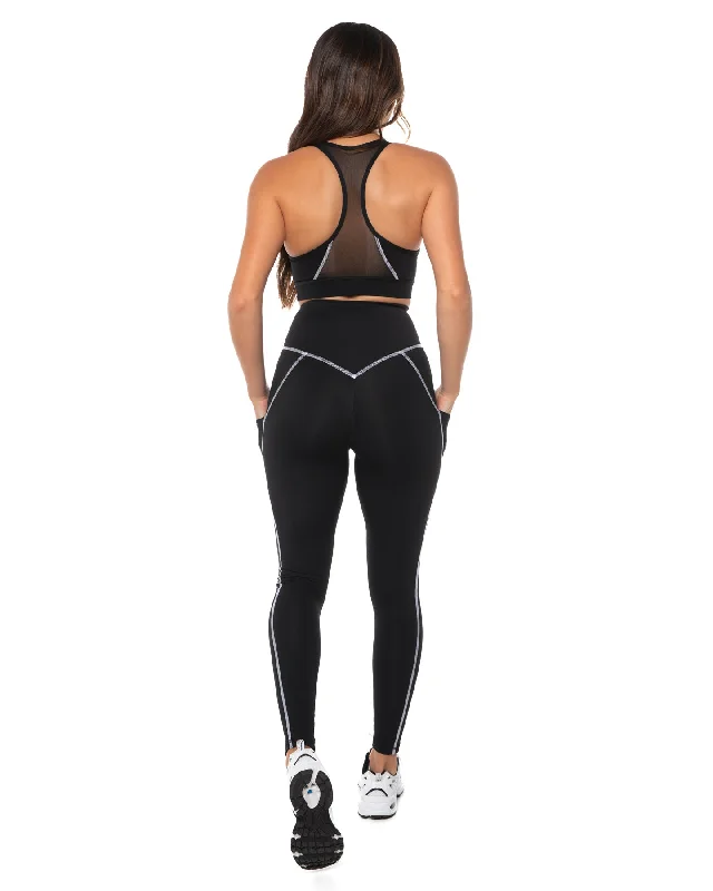 Activ Ascend Tights - Black / White