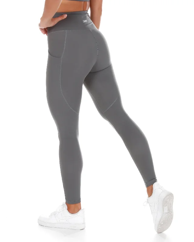 Aura Ascend Leggings - Cloud Grey