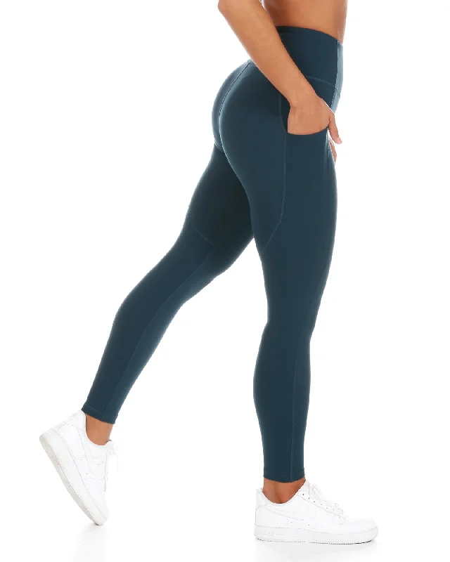 Aura Ascend Leggings - Deep Forest