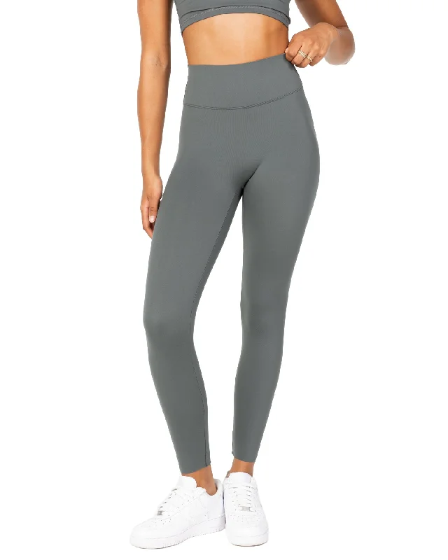 Aura Bonded Leggings - Cloud Grey