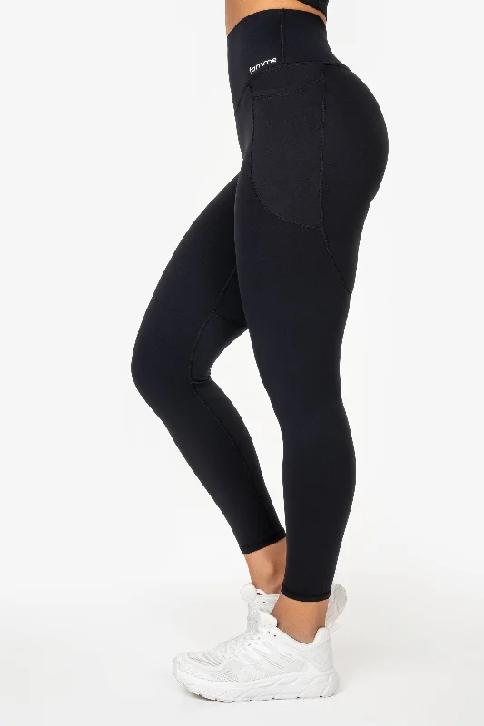 Black Endurance Pocket Leggings