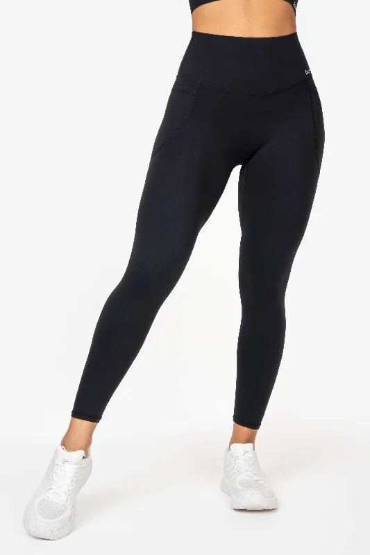 Black Endurance Pocket Leggings