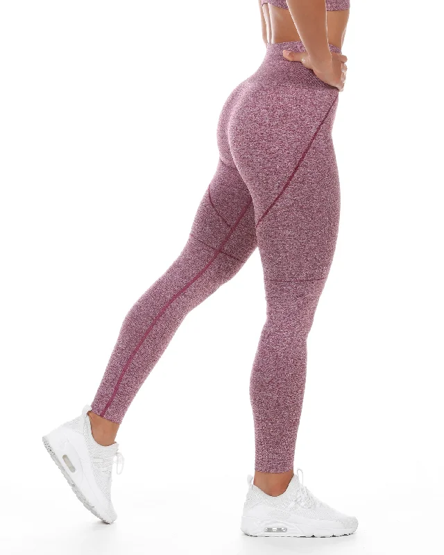 Elite Seamless Leggings - Berry