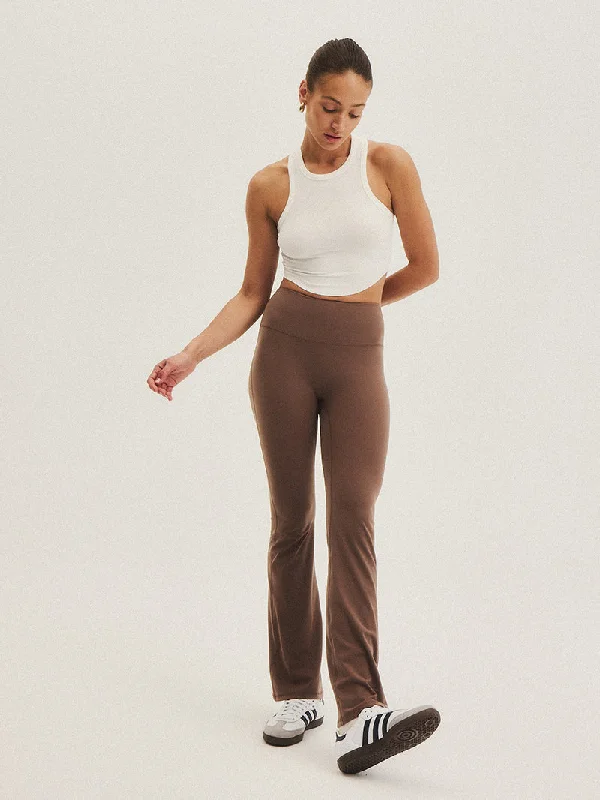 Flare Pants, Calm Brown