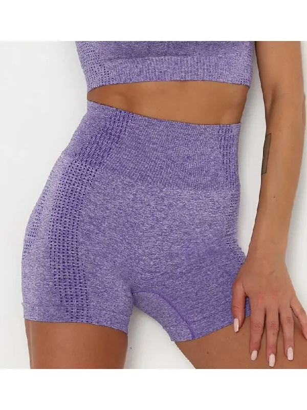 purple shorts / S