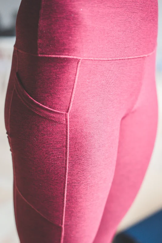 Wine Wander Pocket Yoga Pants