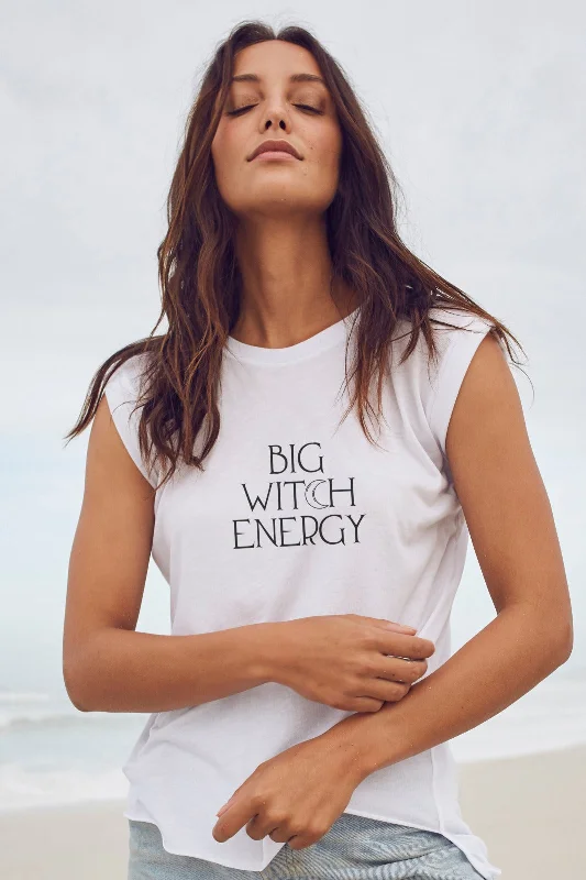 ""Big Witch Energy"" Roll Tee