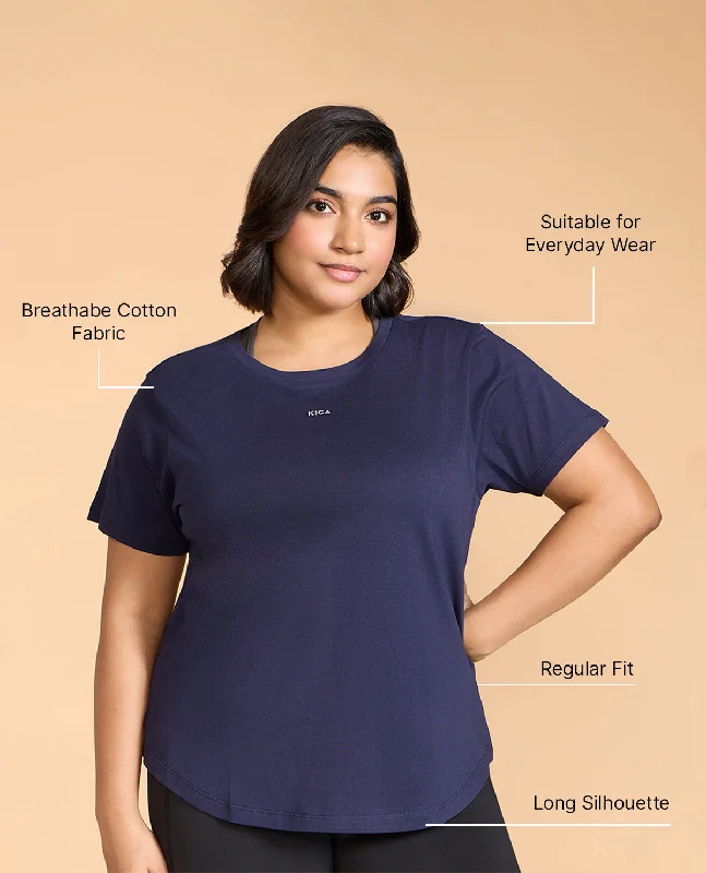 Women Solid Cotton Essential Top