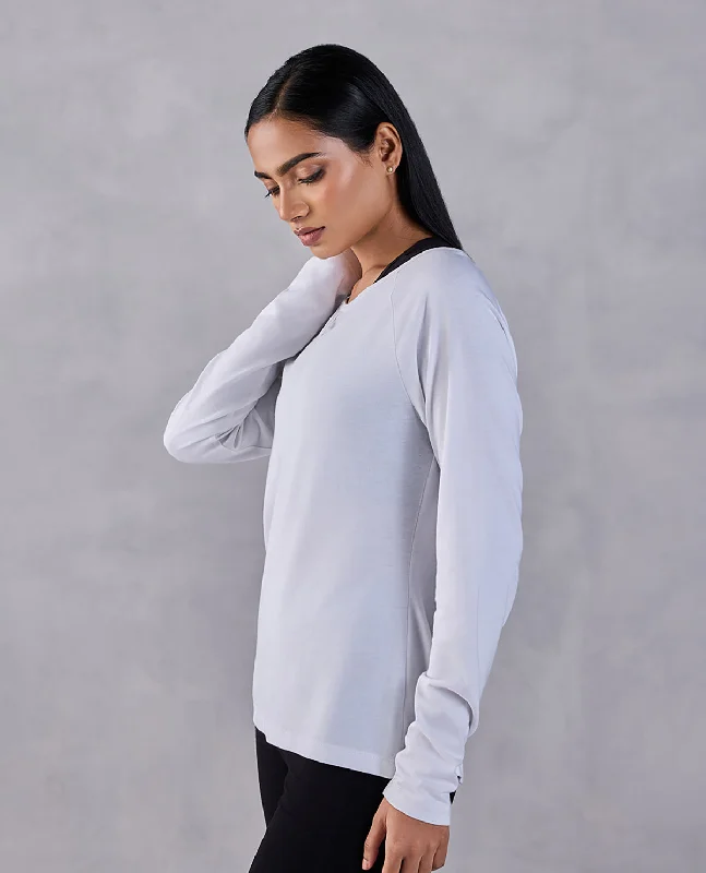 Cotton Yoga Full Sleeve Top White