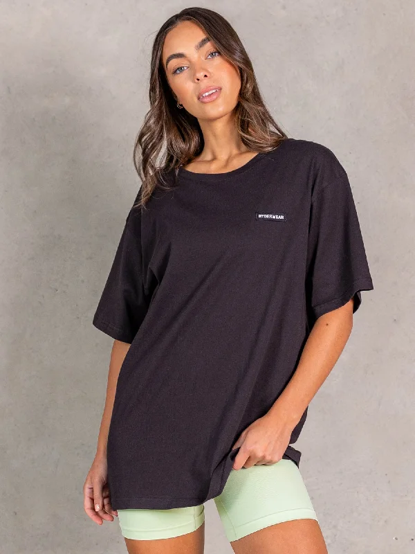 NRG Oversized T-Shirt - Faded Black