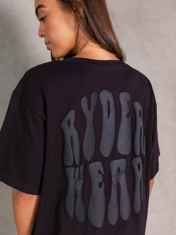 NRG Oversized T-Shirt - Faded Black