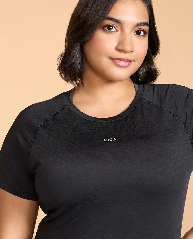 Regular Fit Basic Half Sleeves Top