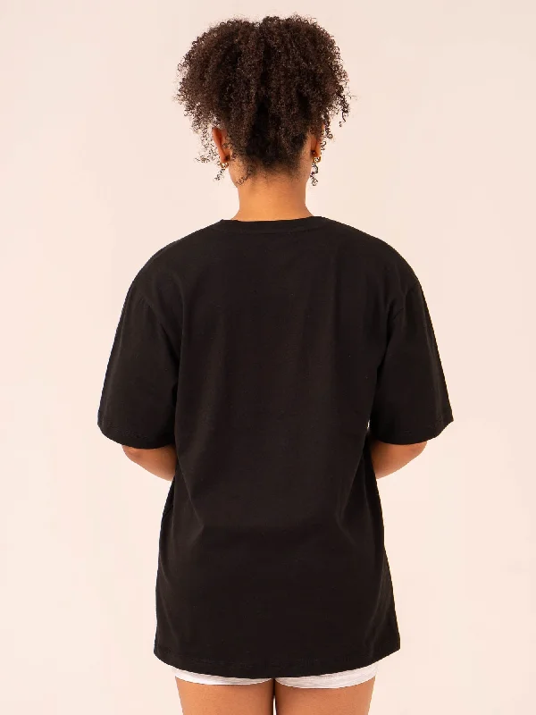 Tempo Oversized T-Shirt - Black