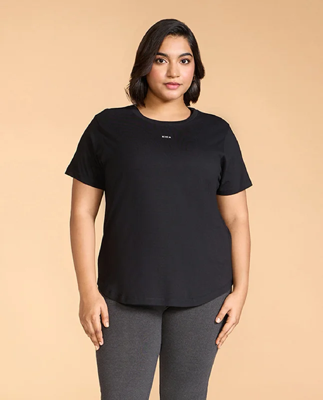 Women Solid Cotton Essential Top