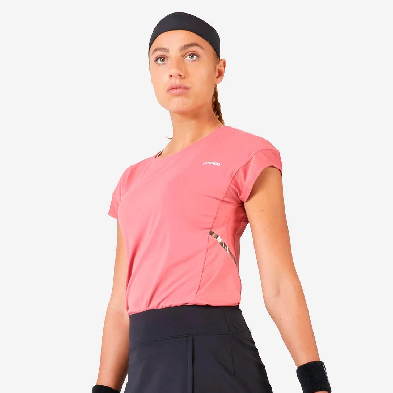 Women's Dry Crew Neck Soft Tennis T-Shirt Dry 500