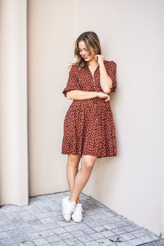 Ally leopard print Dress