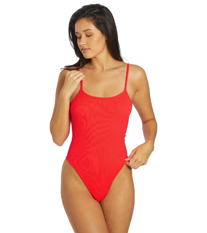 Free People Free Throw Bodysuit Hot Watermelon