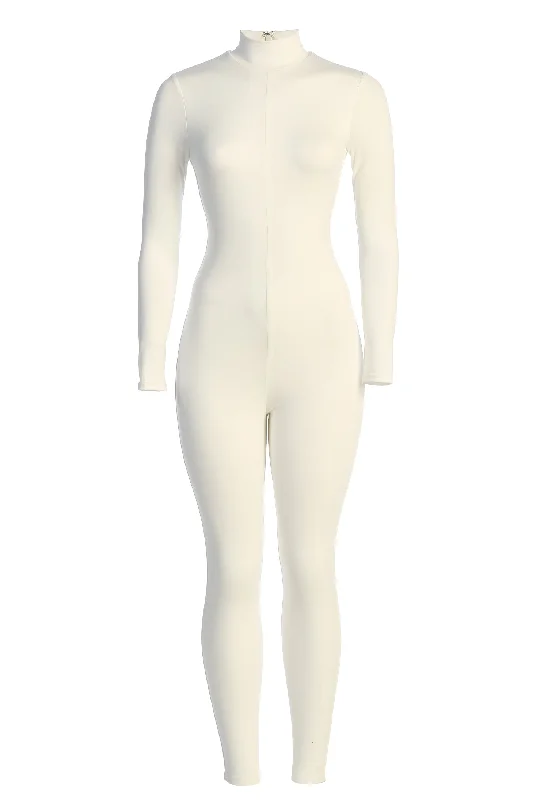 Jluxbasix White Raisa Jumpsuit