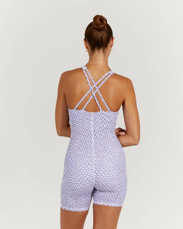 LUXE KIKI BODYSUIT - GEO INDIGO