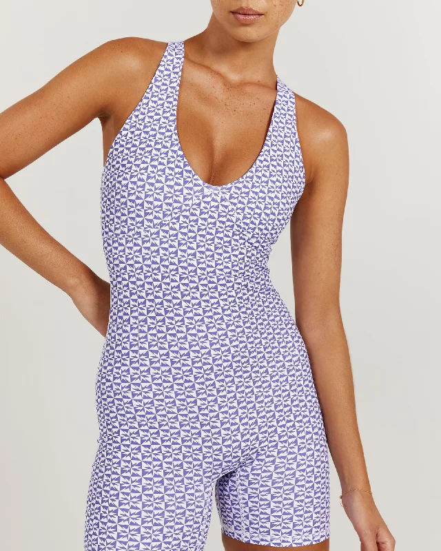 LUXE KIKI BODYSUIT - GEO INDIGO