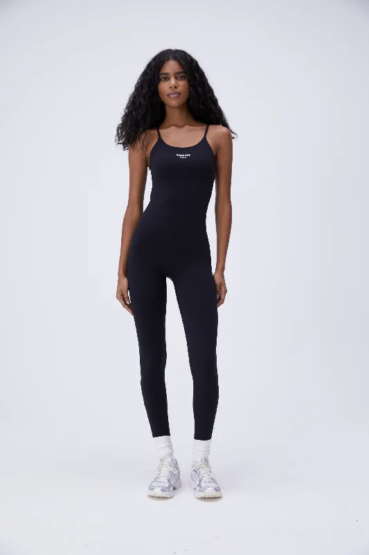 Ultimate Sportsclub Strappy Full Length Unitard - Black