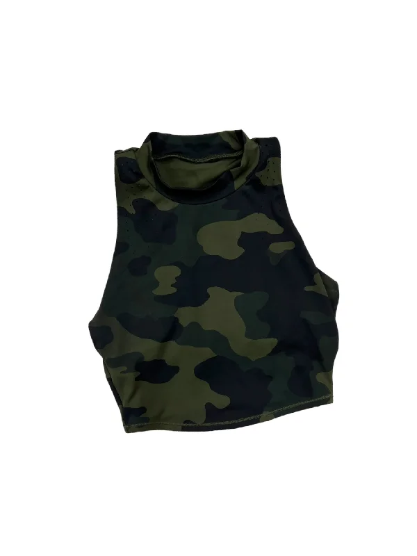 Athletic Tank Top By All In Motion In Camouflage Print, Size: M