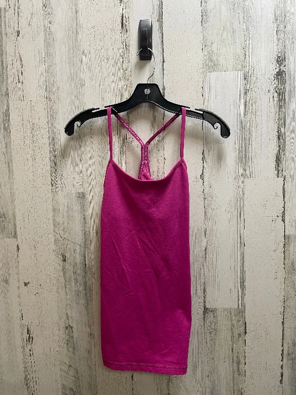 Athletic Tank Top By Lululemon In Pink, Size: 4