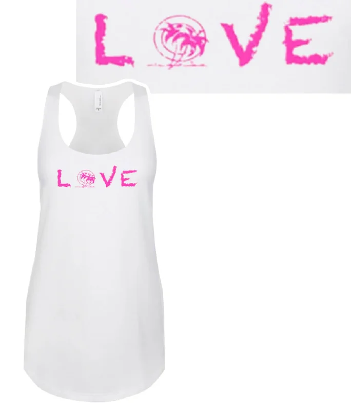 Palm Beach - Next Level Women's Racerback Tank Top