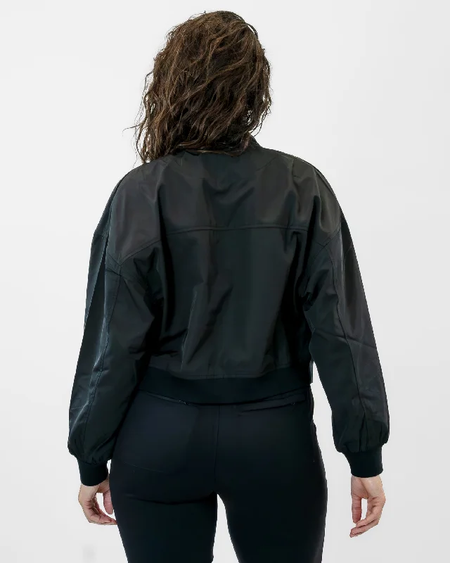 Lightweight Bomber Jacket - Black