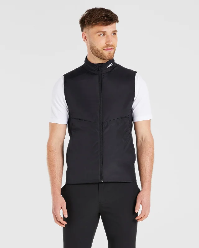 Performance Padded Gilet - Black